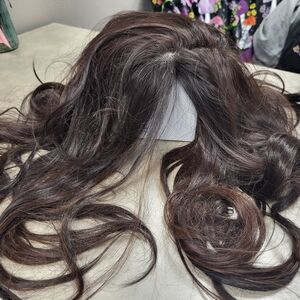 Luxurious Deep Brown Wig